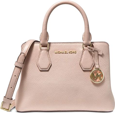 michael michael kors camille leather satchel purple one size|MICHAEL MICHAEL KORS Camille small pebbled .